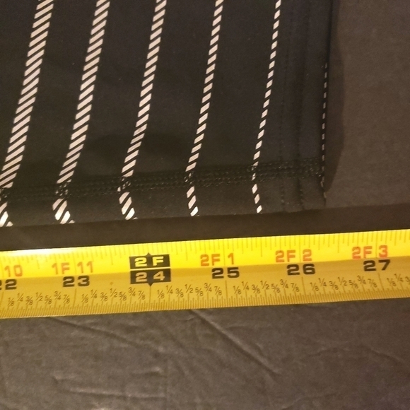 Athleta Shine Stripe Sonar Tight Yoga Workout Leggings Size S - Picture 6 of 10
